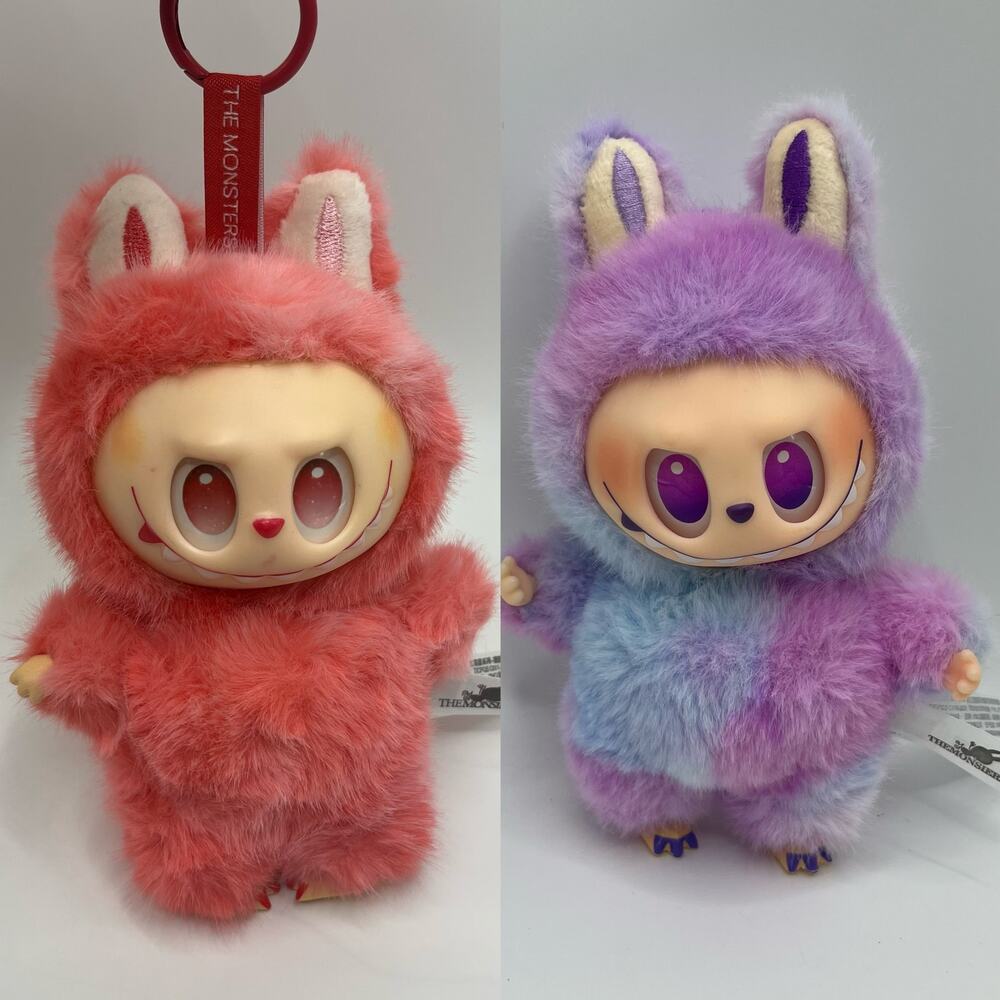 2Pcs Pop Mart Labubu The Monsters Big Into Energy Vinyl Plush